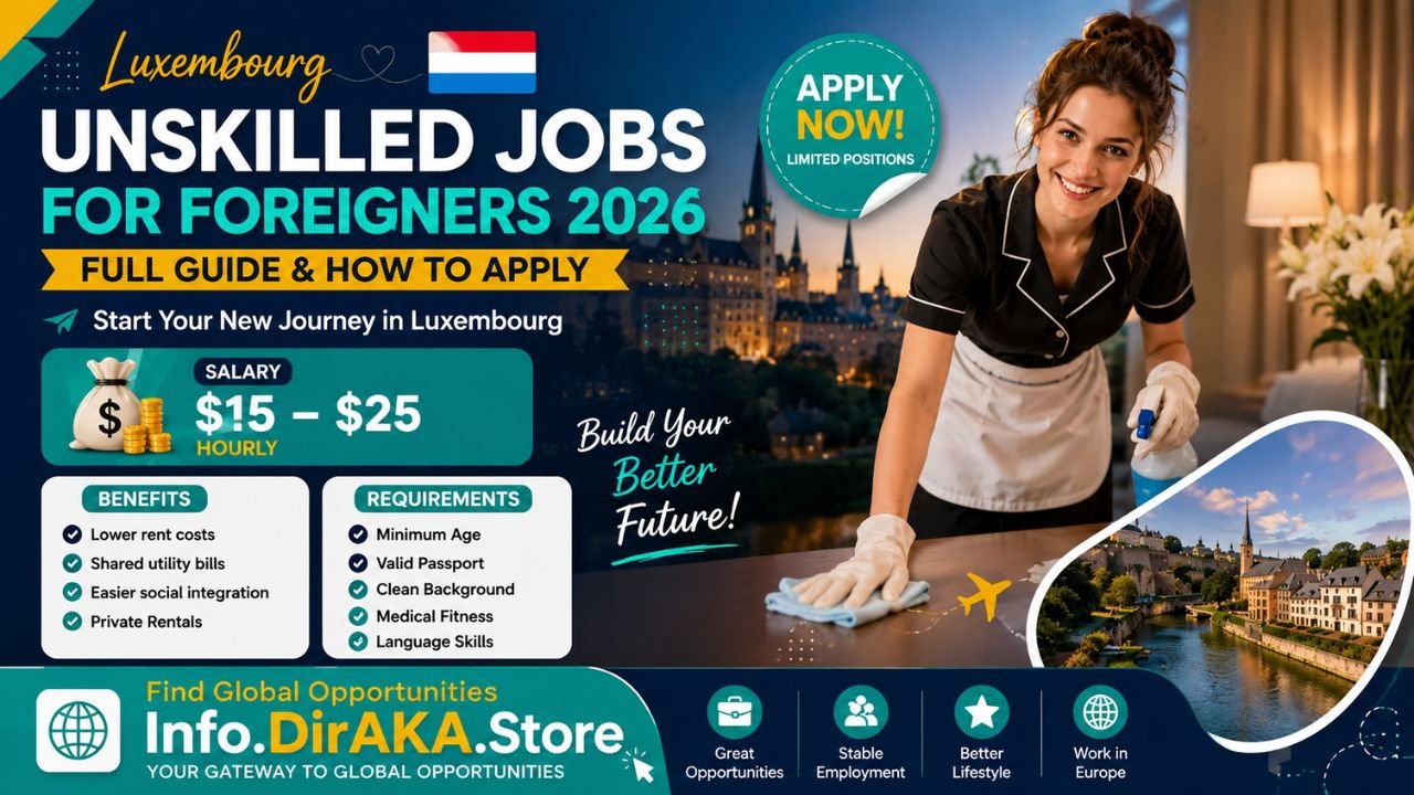 Luxembourg Unskilled Jobs